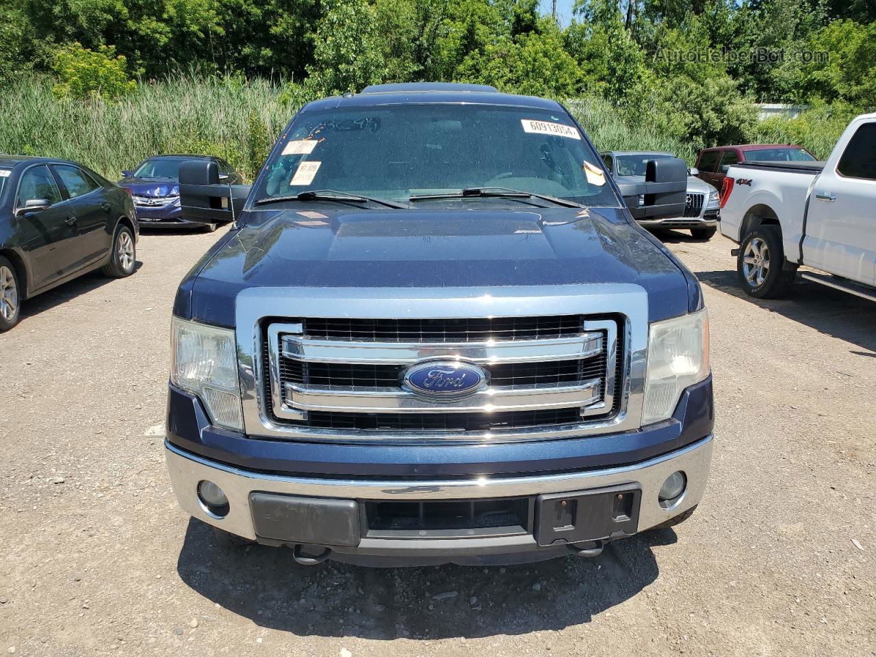 2014 Ford F150 Supercrew Blue vin: 1FTFW1ETXEFB19194