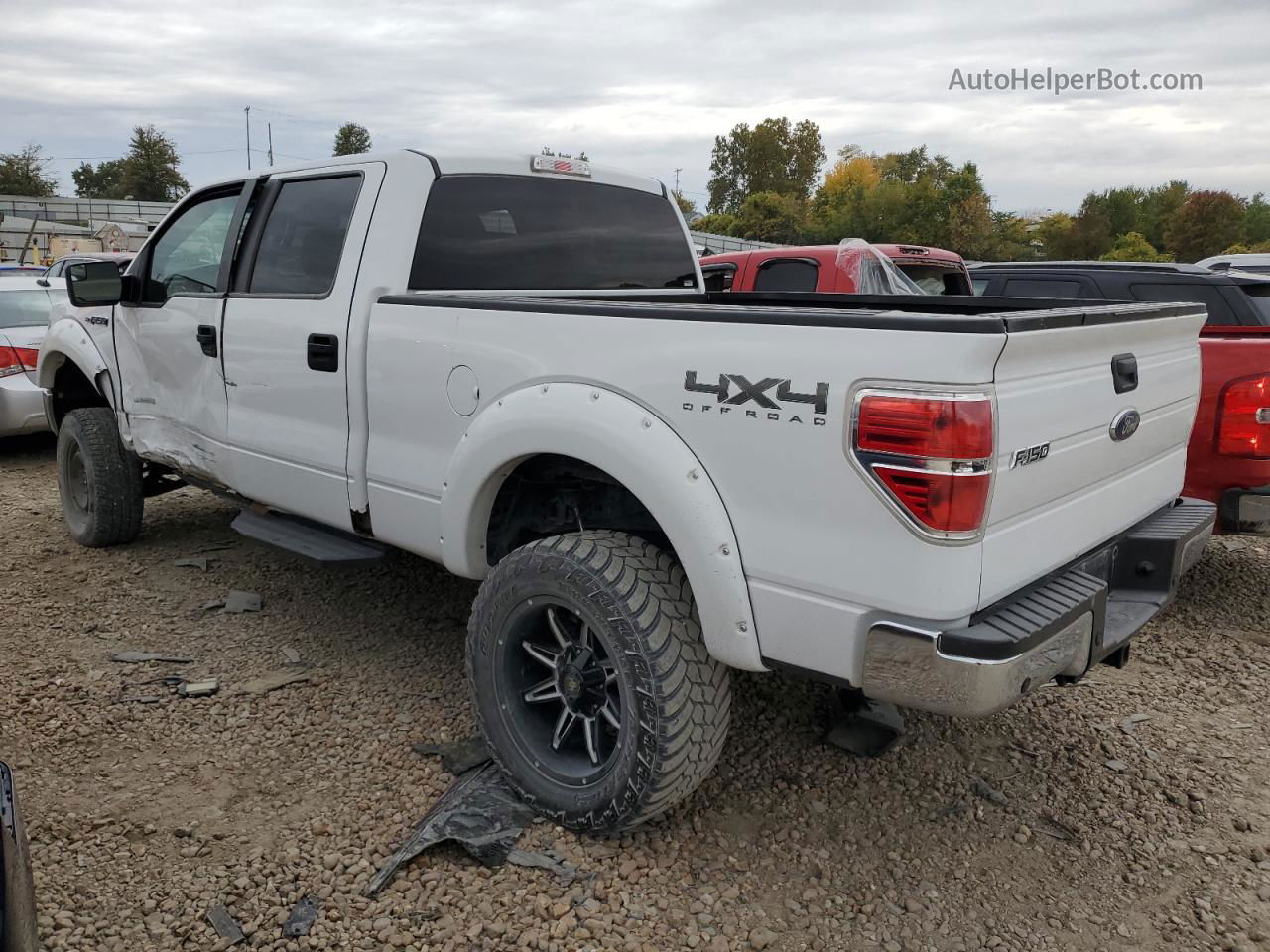 2014 Ford F150 Supercrew White vin: 1FTFW1ETXEFB22984