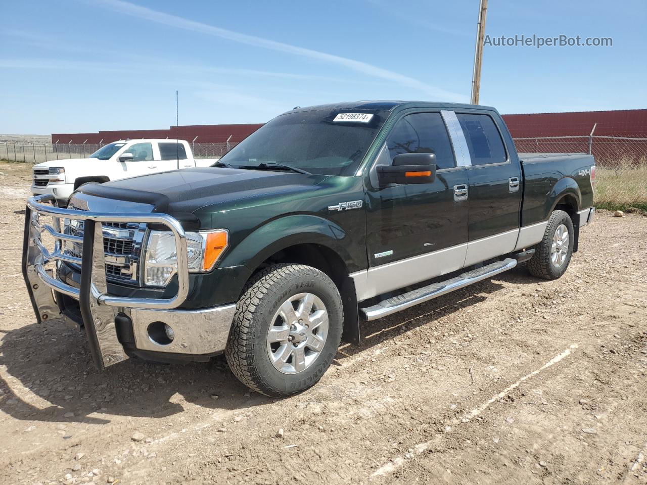 2014 Ford F150 Supercrew Green vin: 1FTFW1ETXEKE21981