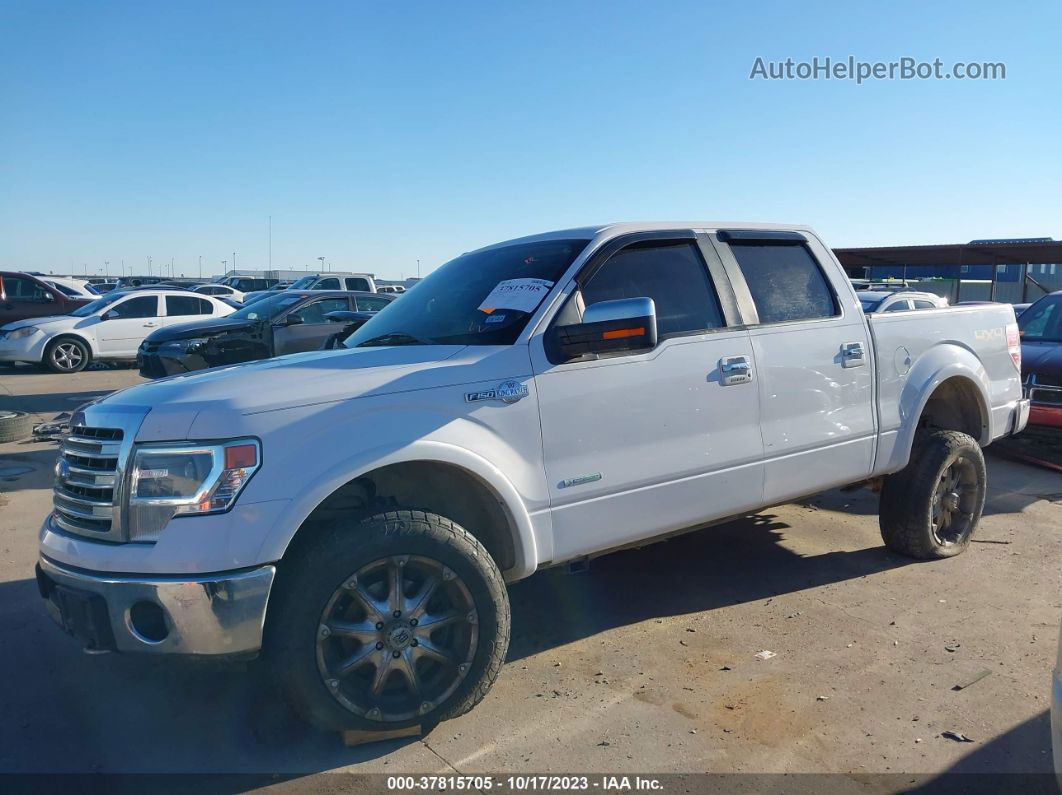 2014 Ford F-150 King Ranch White vin: 1FTFW1ETXEKF05833