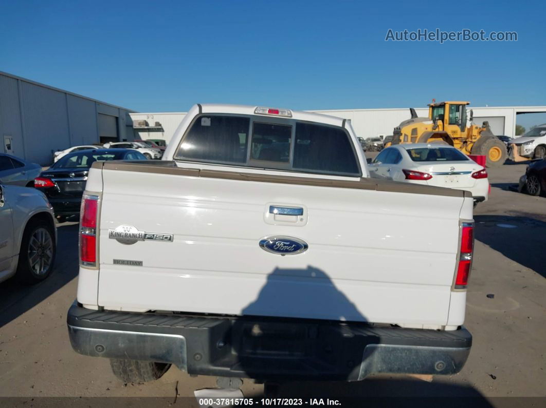 2014 Ford F-150 King Ranch White vin: 1FTFW1ETXEKF05833