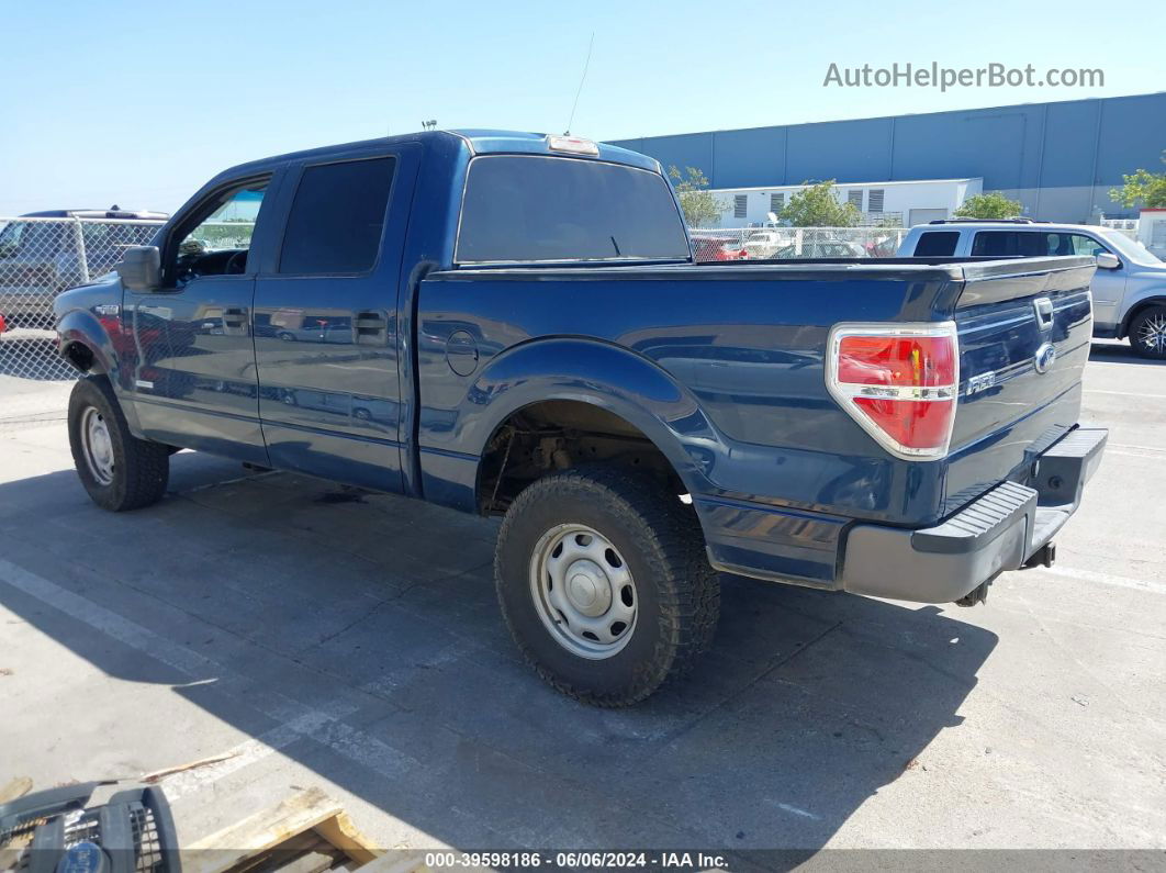 2014 Ford F-150 Xl Dark Blue vin: 1FTFW1ETXEKG52475