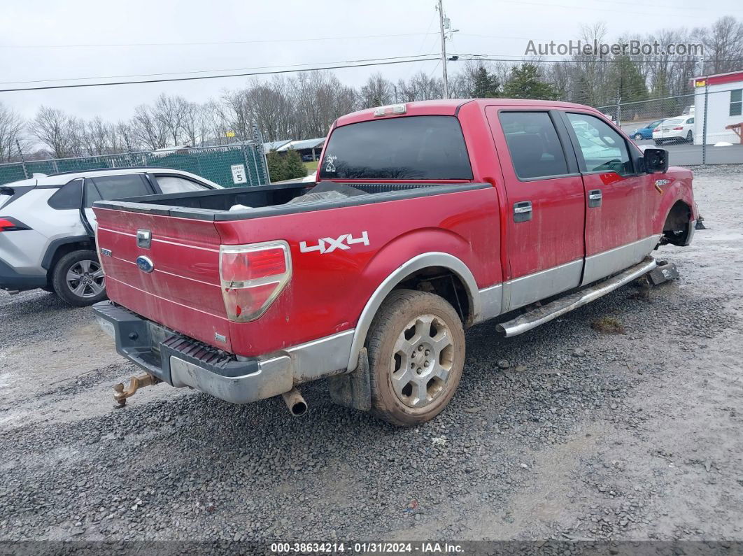 2010 Ford F-150 Fx4/lariat/xl/xlt Red vin: 1FTFW1EV0AFB60185