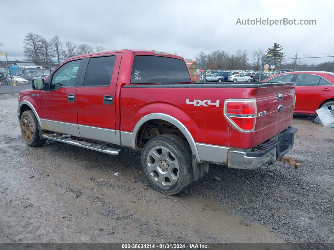 2010 Ford F-150 Fx4/lariat/xl/xlt Red vin: 1FTFW1EV0AFB60185