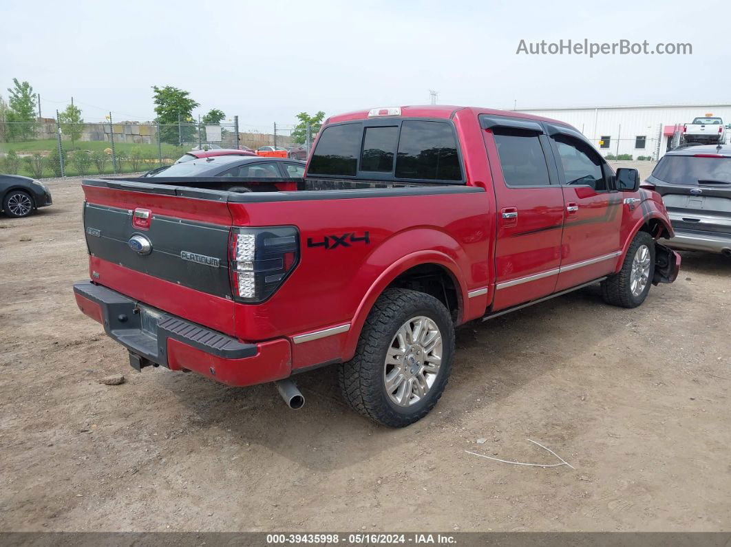 2010 Ford F-150 Fx4/harley-davidson/king Ranch/lariat/platinum/xl/xlt Red vin: 1FTFW1EV3AFA61375