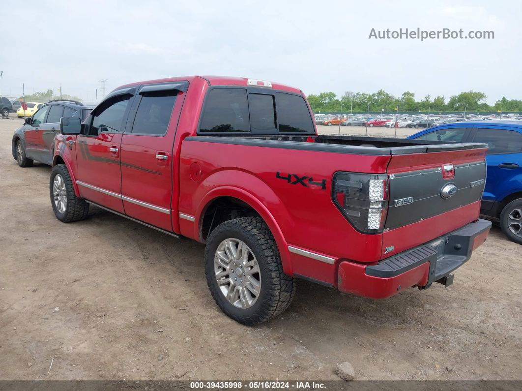 2010 Ford F-150 Fx4/harley-davidson/king Ranch/lariat/platinum/xl/xlt Red vin: 1FTFW1EV3AFA61375