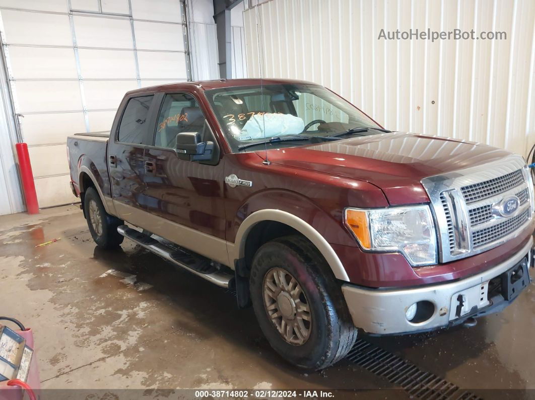 2010 Ford F-150 Fx4/harley-davidson/king Ranch/lariat/platinum/xl/xlt Burgundy vin: 1FTFW1EV6AKB46427