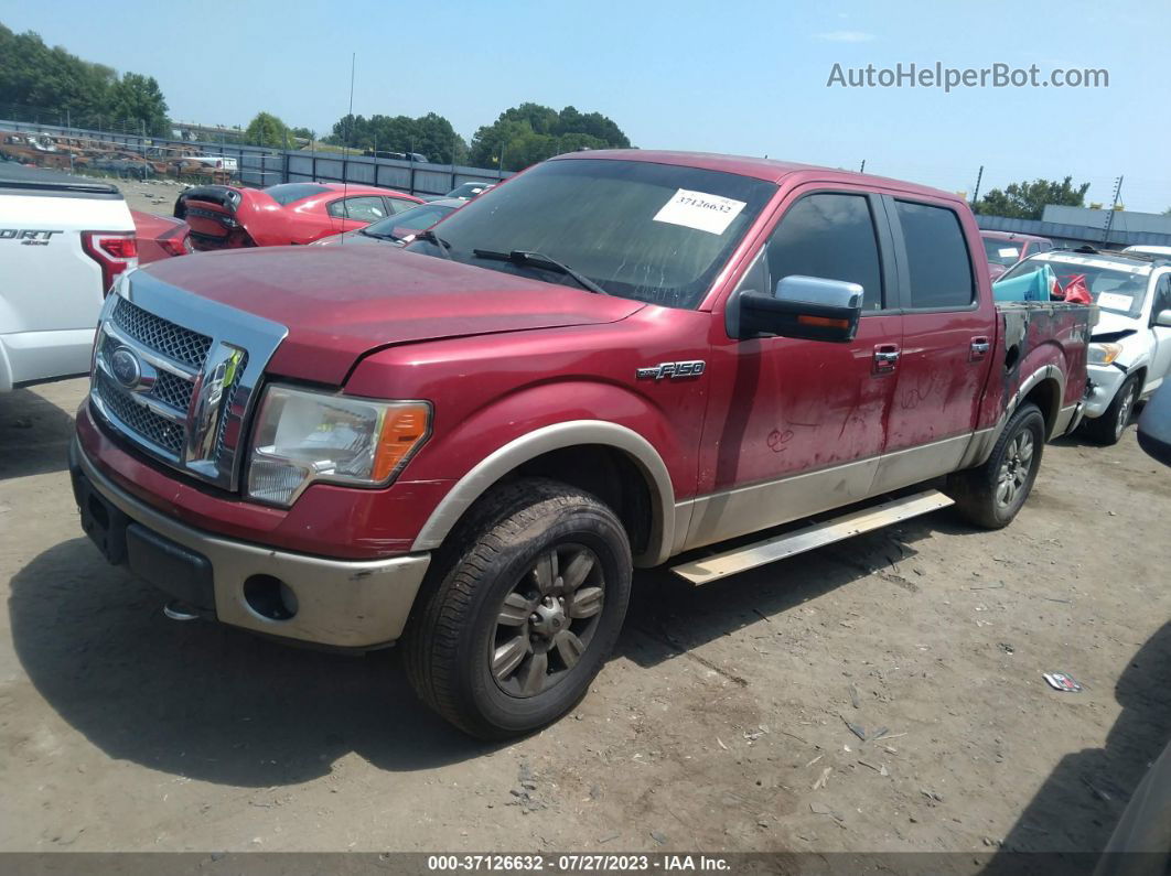 2010 Ford F-150 Xl/xlt/fx4/lariat Red vin: 1FTFW1EVXAFB85501