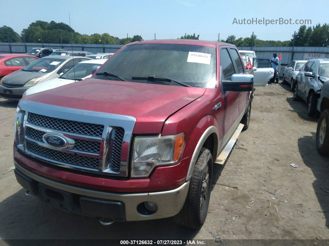 2010 Ford F-150 Xl/xlt/fx4/lariat Red vin: 1FTFW1EVXAFB85501