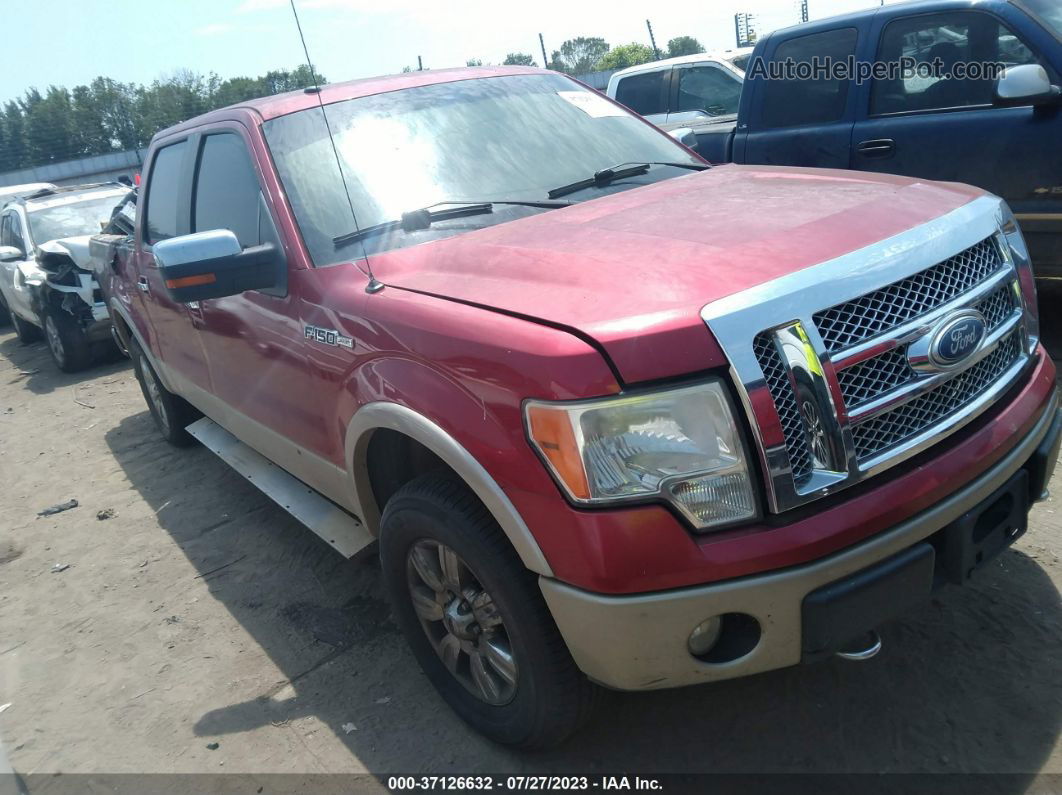 2010 Ford F-150 Xl/xlt/fx4/lariat Red vin: 1FTFW1EVXAFB85501