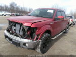 2010 Ford F-150 Lariat Red vin: 1FTFW1EVXAFD55694