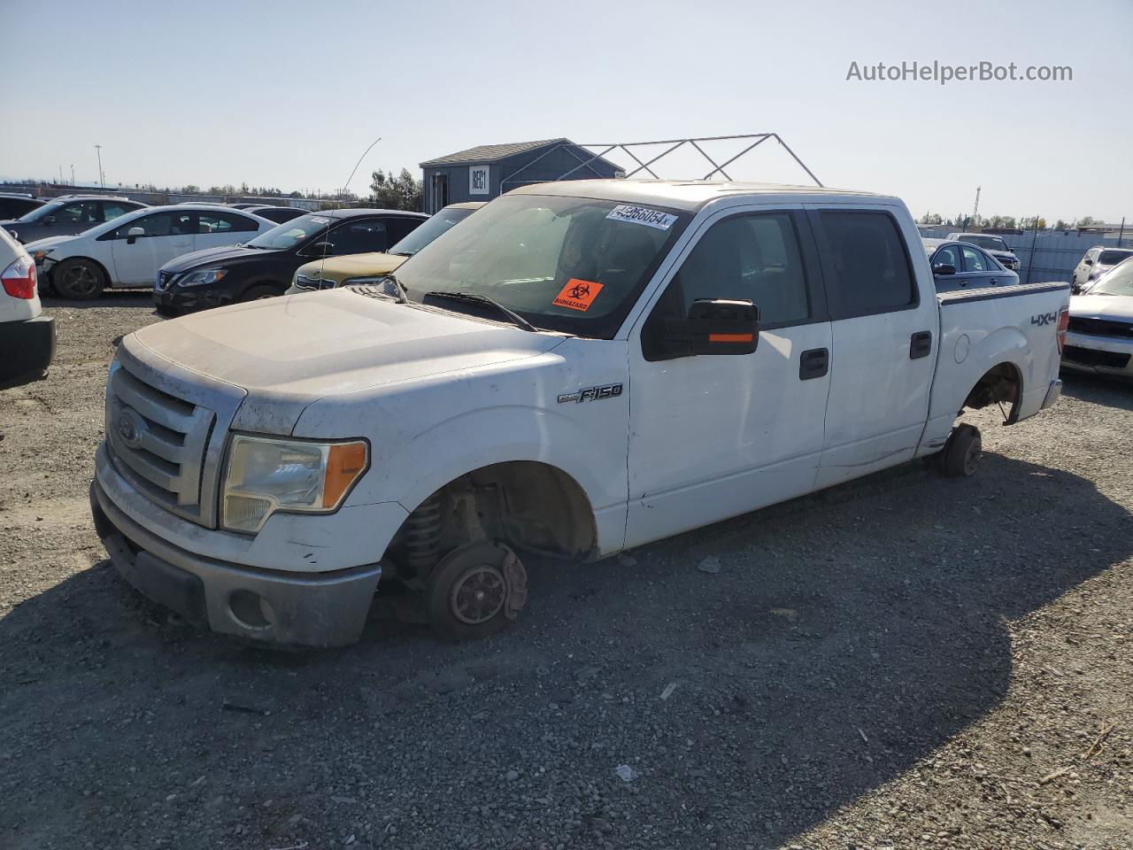 2010 Ford F150 Supercrew White vin: 1FTFW1EVXAFD91532