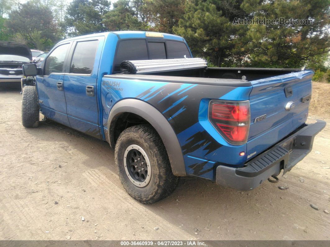 2014 Ford F-150 Svt Raptor Blue vin: 1FTFW1R64EFC29985