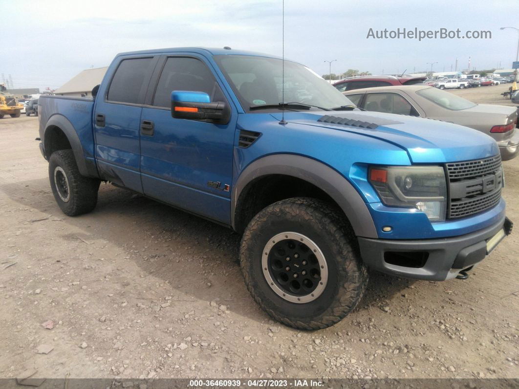 2014 Ford F-150 Svt Raptor Синий vin: 1FTFW1R64EFC29985