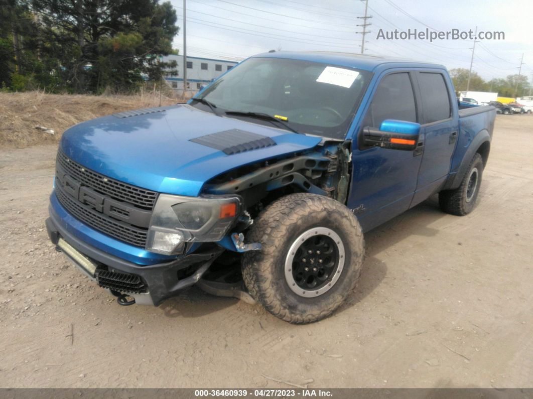 2014 Ford F-150 Svt Raptor Синий vin: 1FTFW1R64EFC29985