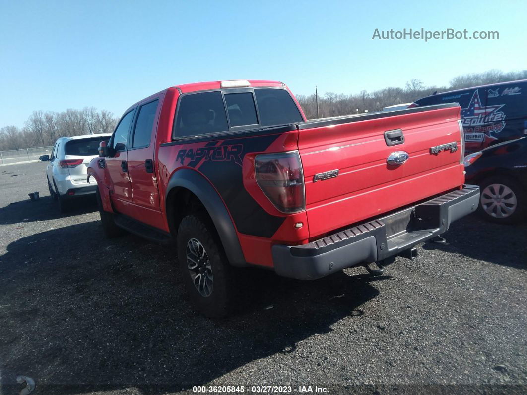 2014 Ford F-150 Svt Raptor Red vin: 1FTFW1R66EFC67184