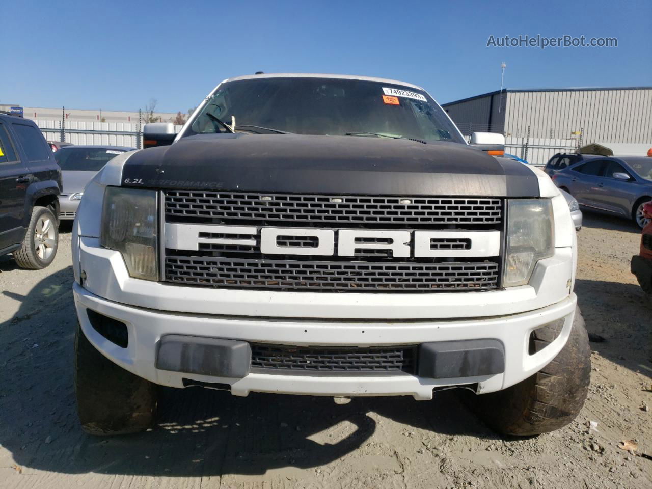 2011 Ford F150 Svt Raptor Белый vin: 1FTFW1R67BFC73555