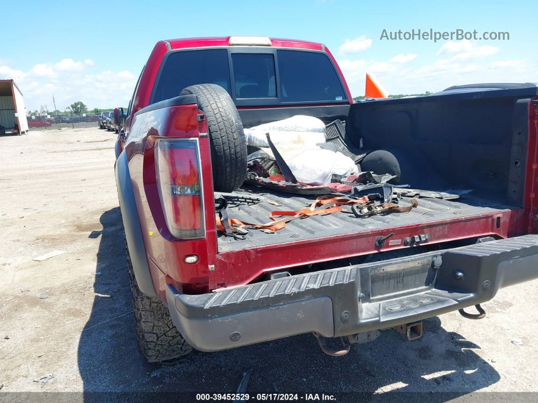 2014 Ford F-150 Svt Raptor Красный vin: 1FTFW1R67EFB98554