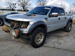 2011 Ford F150 Svt Raptor Silver vin: 1FTFW1R6XBFB82649