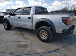 2011 Ford F150 Svt Raptor Silver vin: 1FTFW1R6XBFB82649