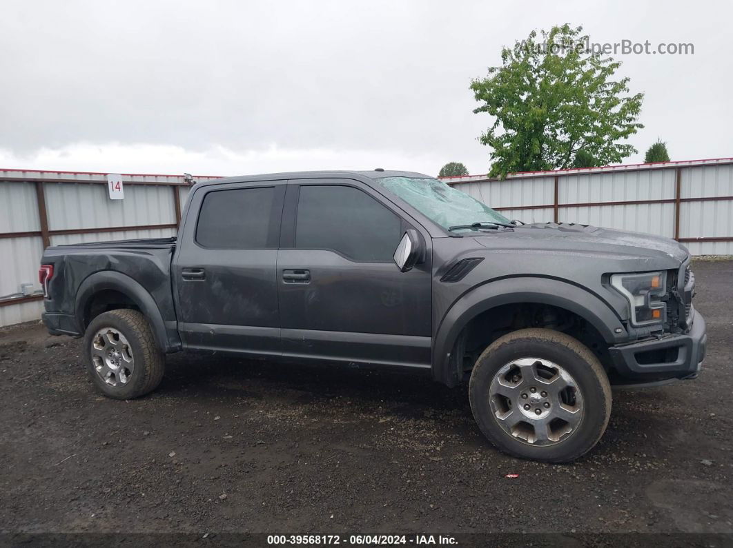 2017 Ford F-150 Raptor Gray vin: 1FTFW1RG1HFC45963