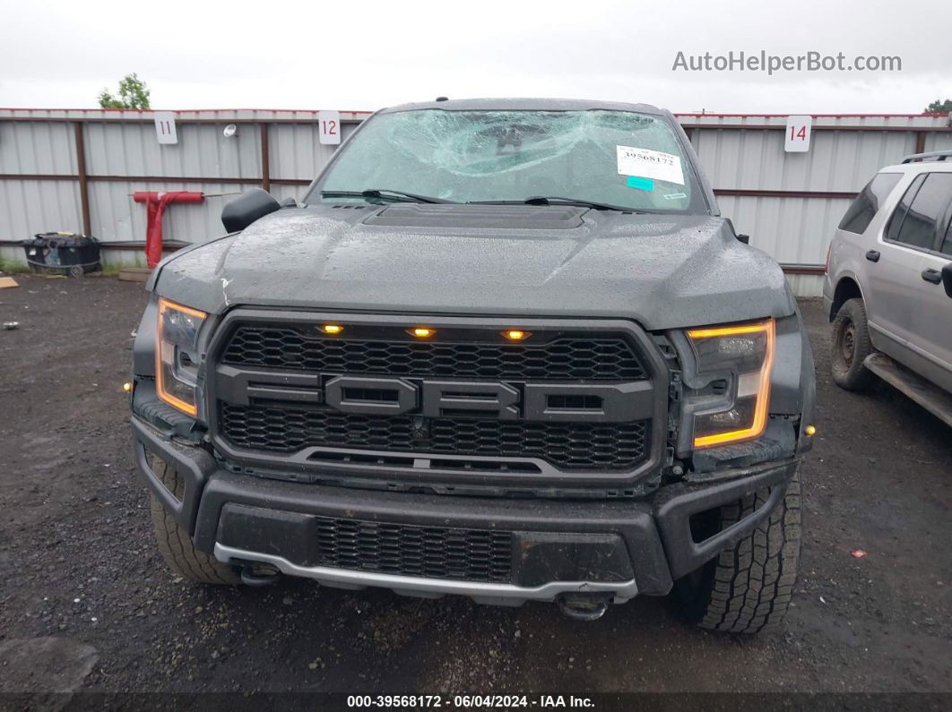 2017 Ford F-150 Raptor Gray vin: 1FTFW1RG1HFC45963