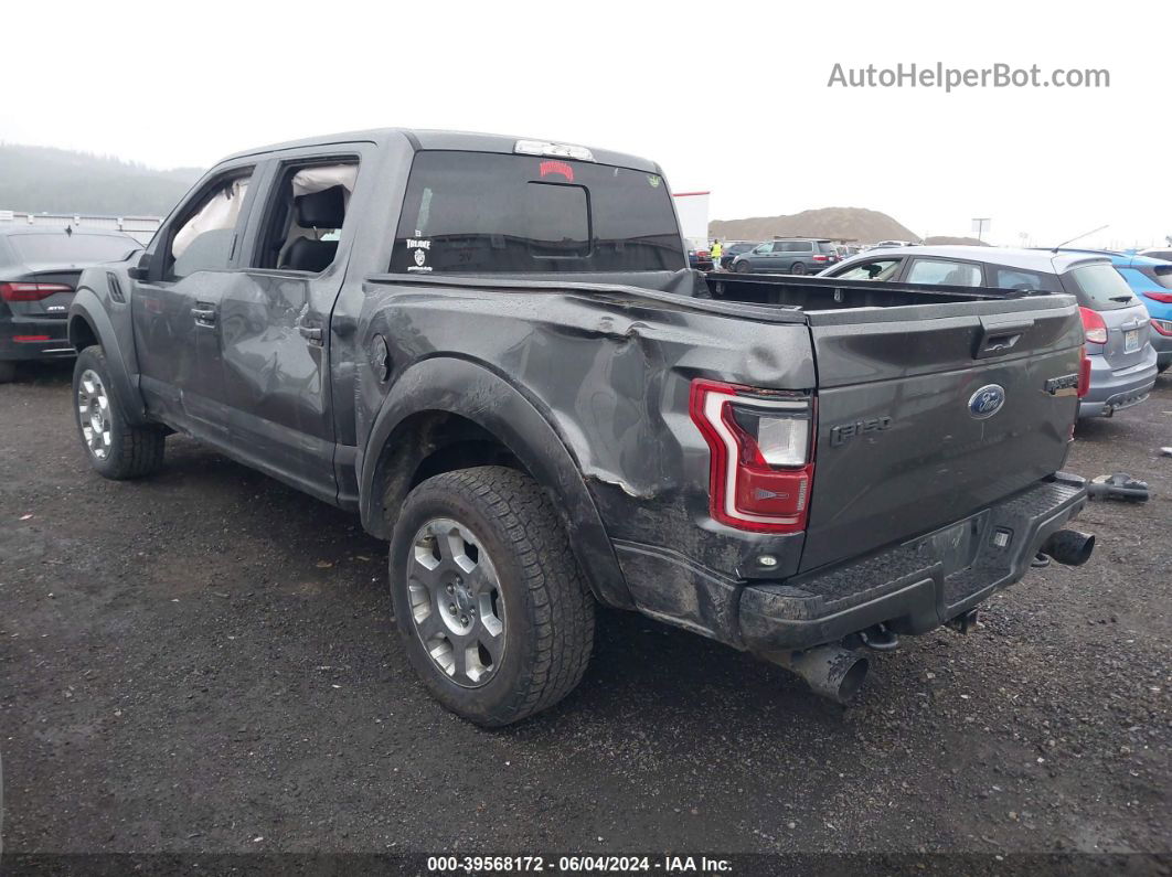 2017 Ford F-150 Raptor Gray vin: 1FTFW1RG1HFC45963