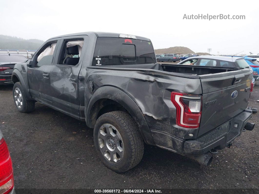 2017 Ford F-150 Raptor Gray vin: 1FTFW1RG1HFC45963