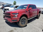 2018 Ford F150 Raptor Maroon vin: 1FTFW1RG1JFC03119