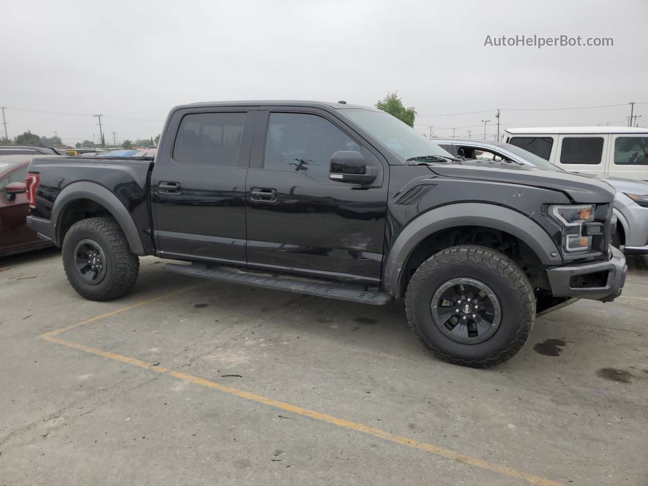 2018 Ford F150 Raptor Black vin: 1FTFW1RG1JFD86635