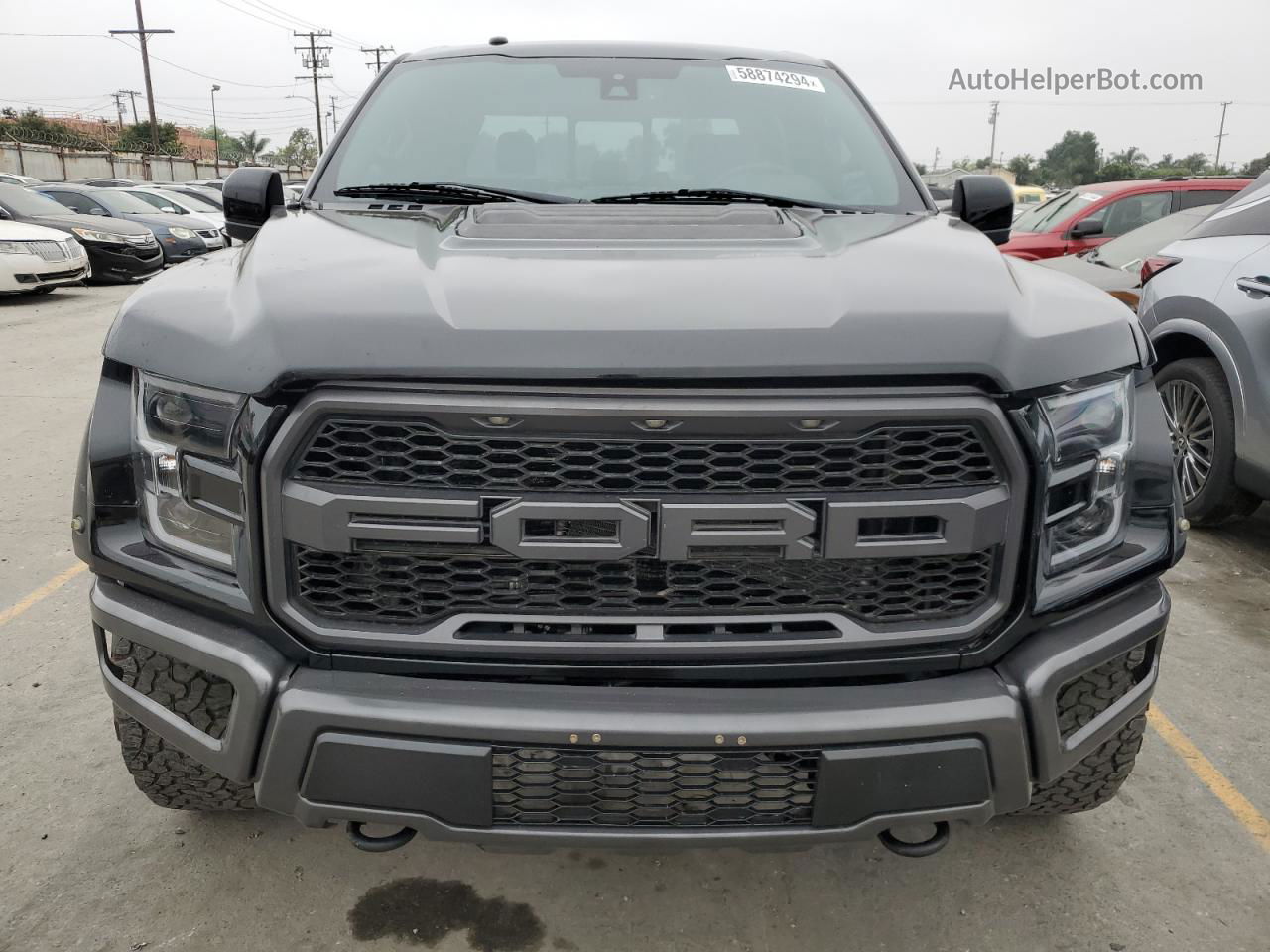 2018 Ford F150 Raptor Black vin: 1FTFW1RG1JFD86635