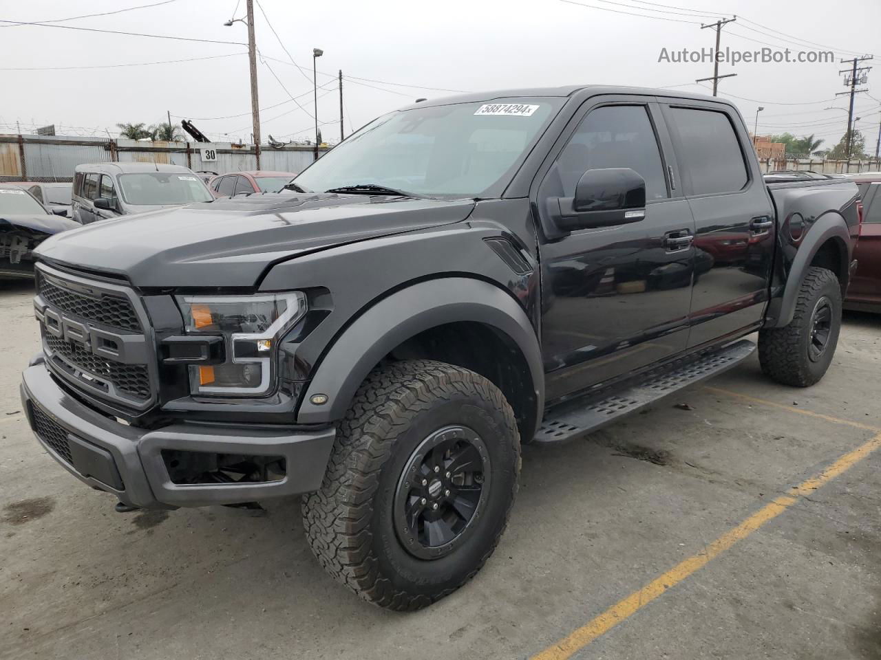 2018 Ford F150 Raptor Black vin: 1FTFW1RG1JFD86635