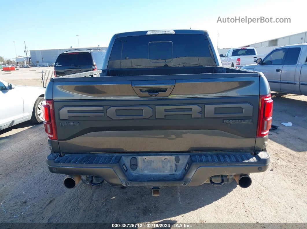 2019 Ford F-150 Raptor Gray vin: 1FTFW1RG1KFD17915