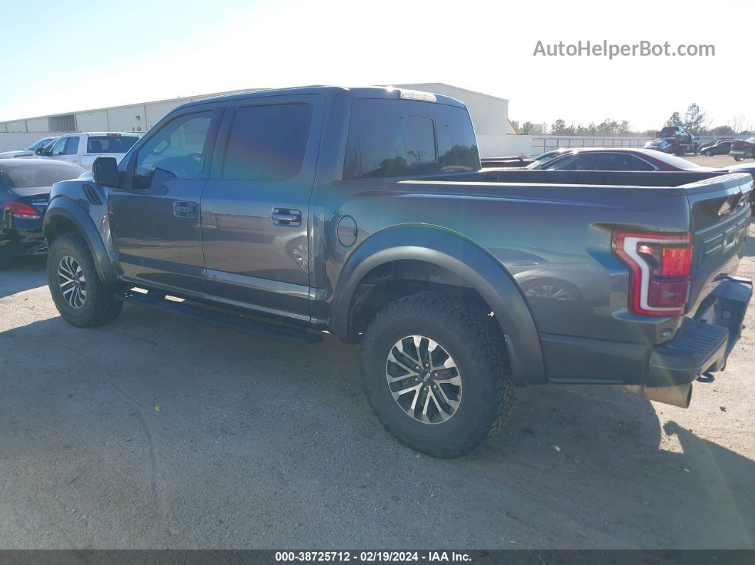 2019 Ford F-150 Raptor Gray vin: 1FTFW1RG1KFD17915