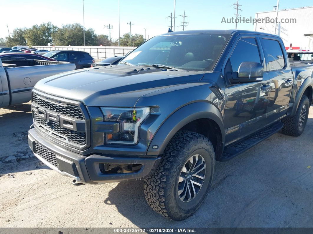 2019 Ford F-150 Raptor Gray vin: 1FTFW1RG1KFD17915