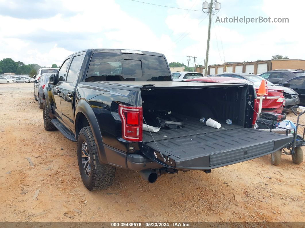 2017 Ford F-150 Raptor Черный vin: 1FTFW1RG2HFB38825