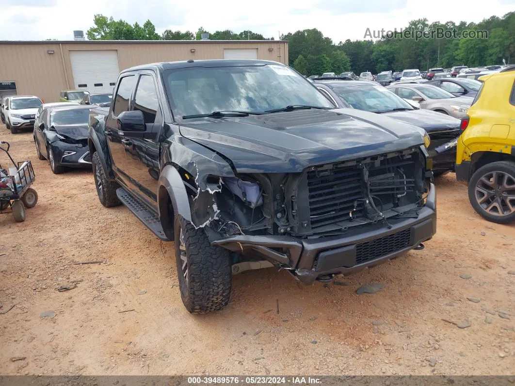 2017 Ford F-150 Raptor Черный vin: 1FTFW1RG2HFB38825