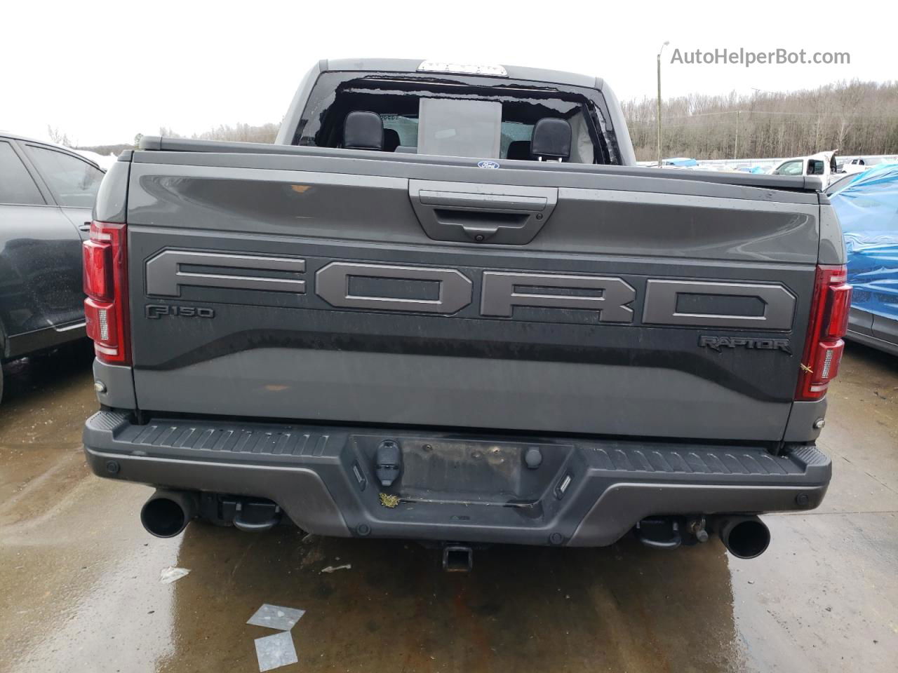 2020 Ford F150 Raptor Gray vin: 1FTFW1RG2LFC75093