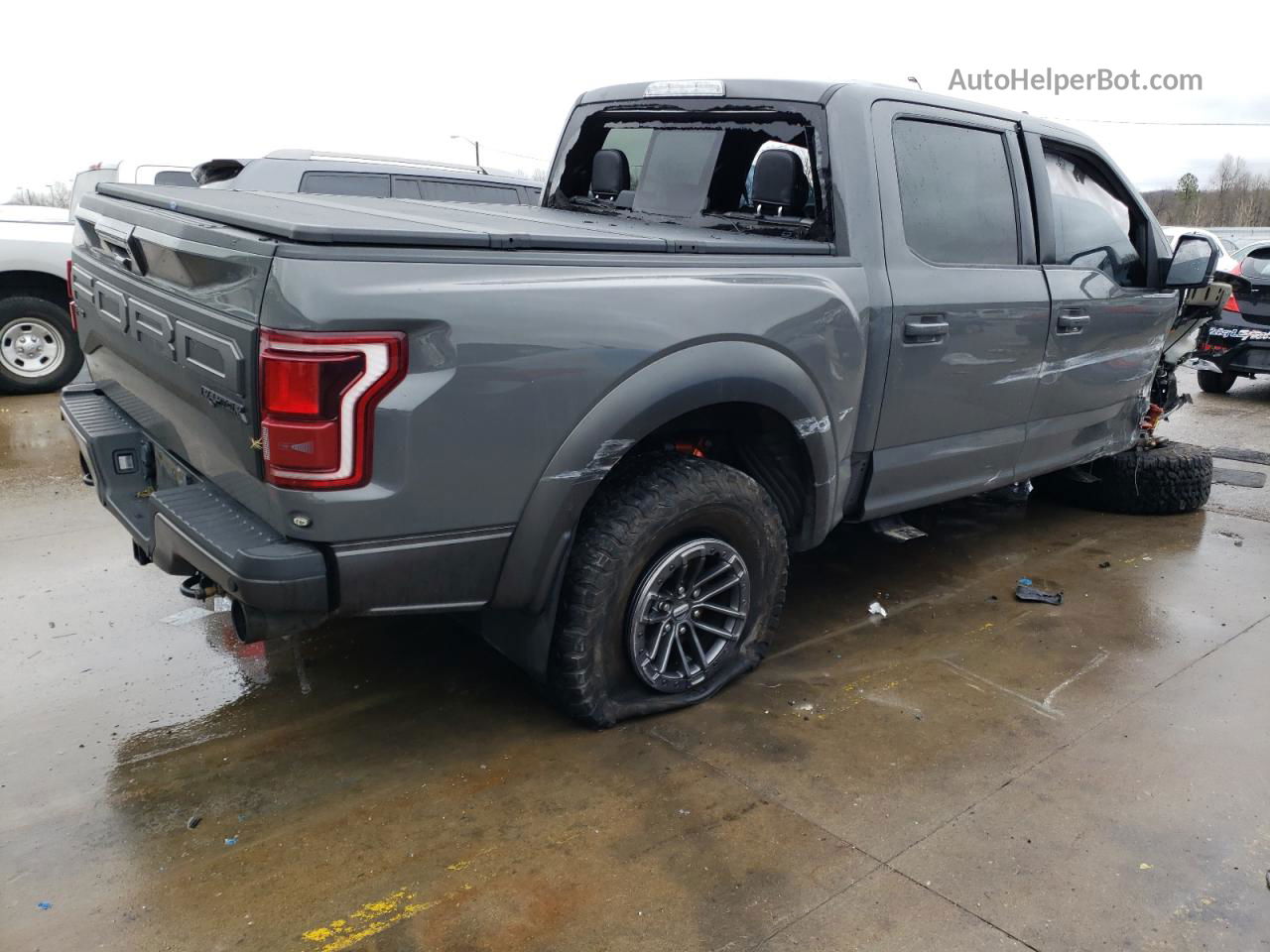 2020 Ford F150 Raptor Gray vin: 1FTFW1RG2LFC75093