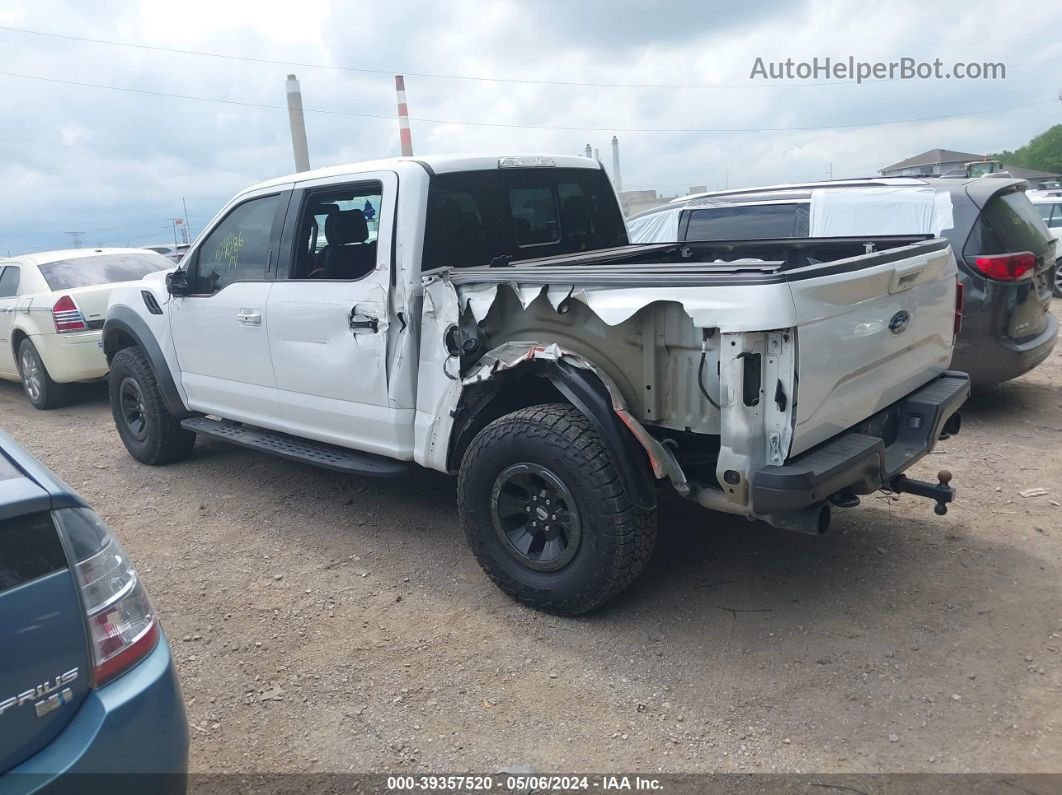 2017 Ford F-150 Raptor White vin: 1FTFW1RG3HFA21092