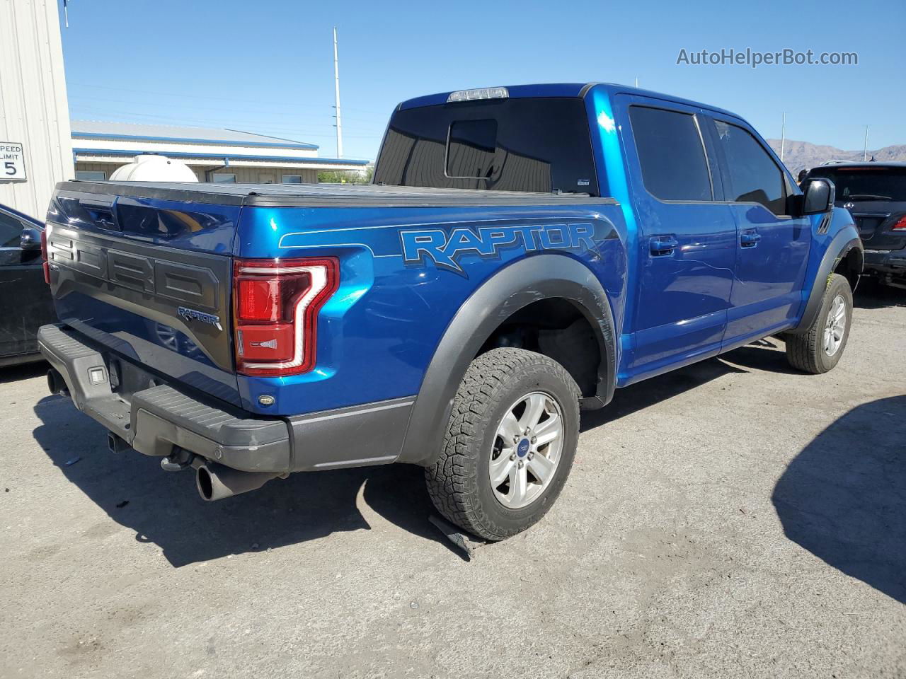 2017 Ford F150 Raptor Blue vin: 1FTFW1RG3HFC83405