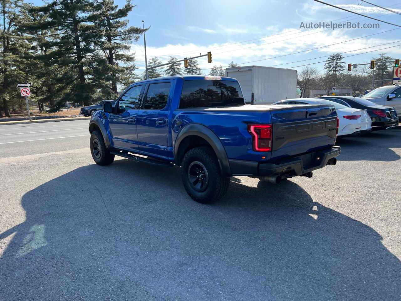 2017 Ford F150 Raptor Blue vin: 1FTFW1RG3HFC86952