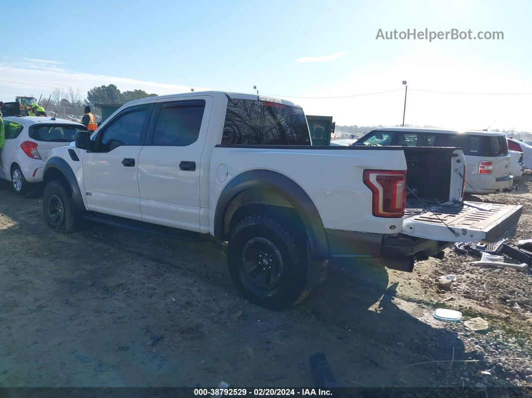 2019 Ford F-150 Raptor White vin: 1FTFW1RG4KFB43144