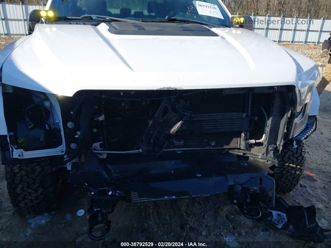 2019 Ford F-150 Raptor White vin: 1FTFW1RG4KFB43144