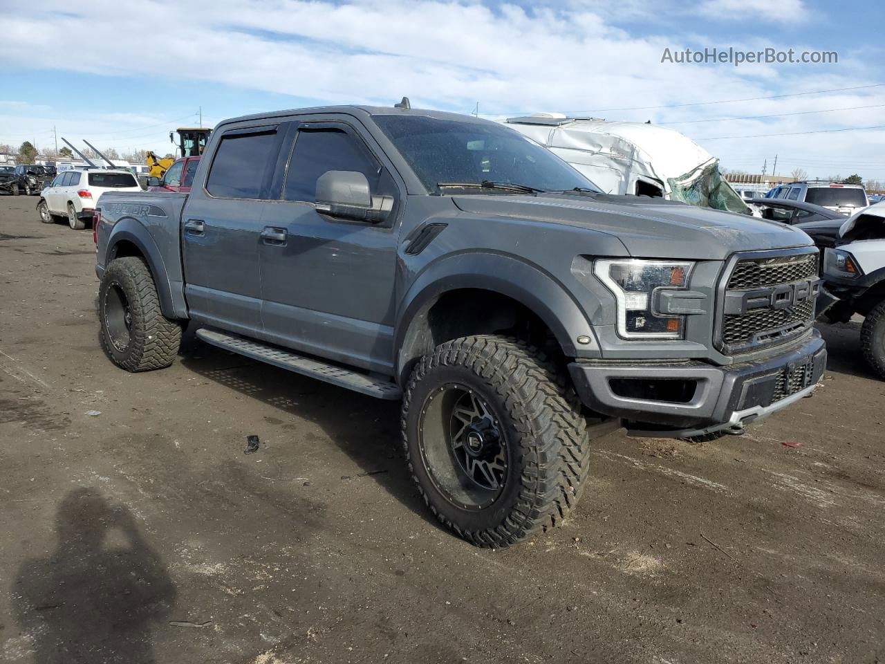 2020 Ford F150 Raptor Серый vin: 1FTFW1RG4LFA39190