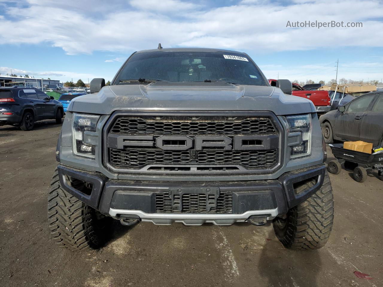 2020 Ford F150 Raptor Серый vin: 1FTFW1RG4LFA39190