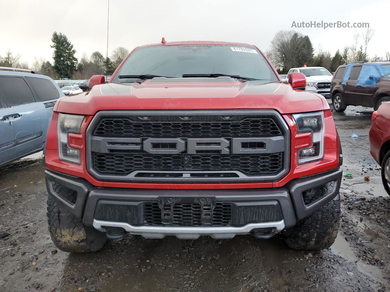 2020 Ford F150 Raptor Red vin: 1FTFW1RG4LFC23772