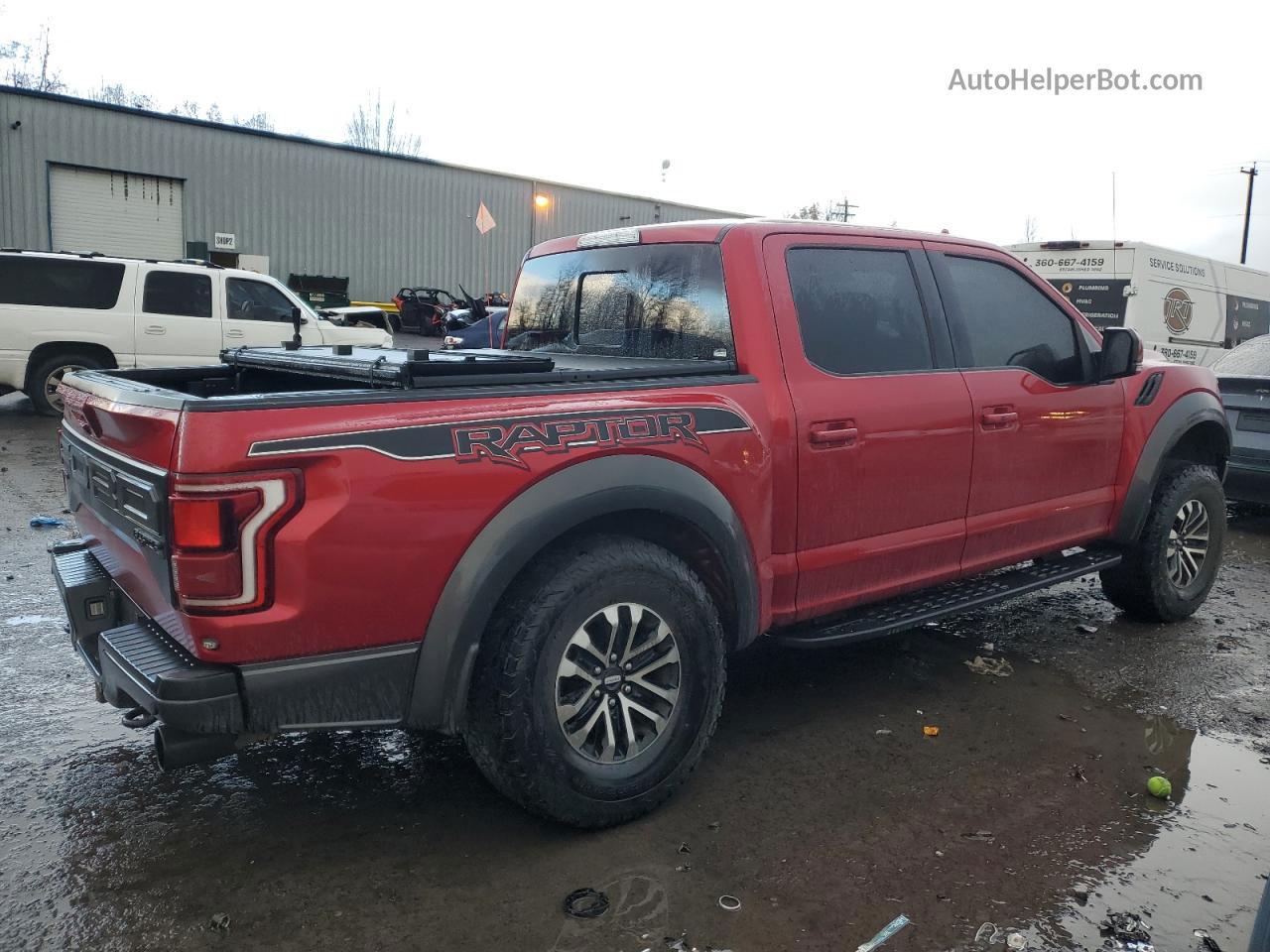 2020 Ford F150 Raptor Красный vin: 1FTFW1RG4LFC23772