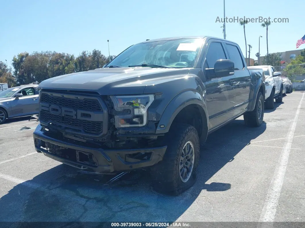 2018 Ford F-150 Raptor Gray vin: 1FTFW1RG5JFA14506