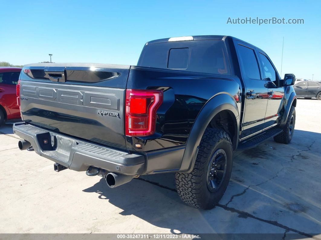 2018 Ford F-150 Raptor Black vin: 1FTFW1RG5JFE67587